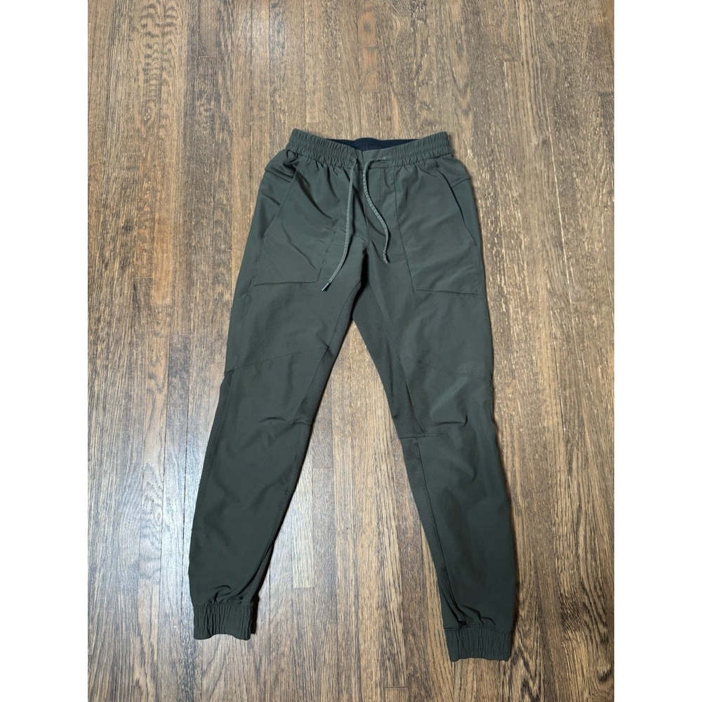 Lululemon Mens License To Train Jogger Dark Olive Green Size Small Workout Pants